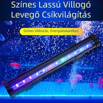 Akváriumi LED buboréklámpa távirányítóval, merülő, dekoratív, teljesítmény 1–6W, tömeg 100 g