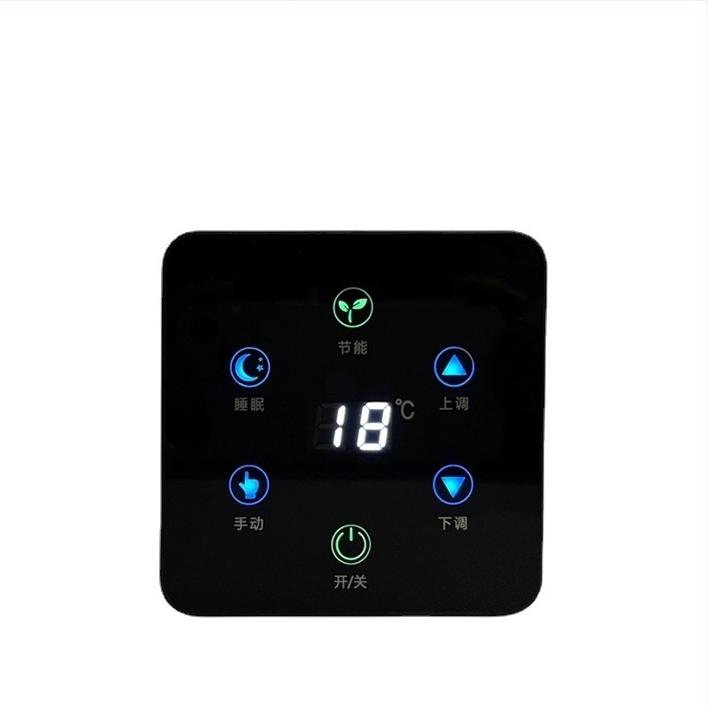 Fansheng Padlófűtés intelligens vezérlőpanel LCD termosztáttal, kézi telepítés, AC110-250V, 50/60Hz, nagy kijelző, vízpadlófűtés hőmérséklet-szabályozó