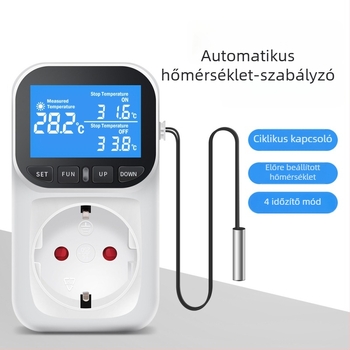 Akváriumi termosztát érintőképernyővel, digitális kijelzővel és intelligens hőmérséklet-vezérléssel