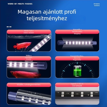 LED akváriumi világítás halak számára (Anyag: műanyag; Funkció: akváriumvilágítás; Márka: Crazy Water Grass; Teljesítmény: választható)