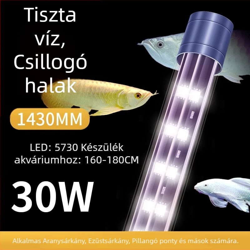 LED akváriumi világítás halak számára (Anyag: műanyag; Funkció: akváriumvilágítás; Márka: Crazy Water Grass; Teljesítmény: választható)