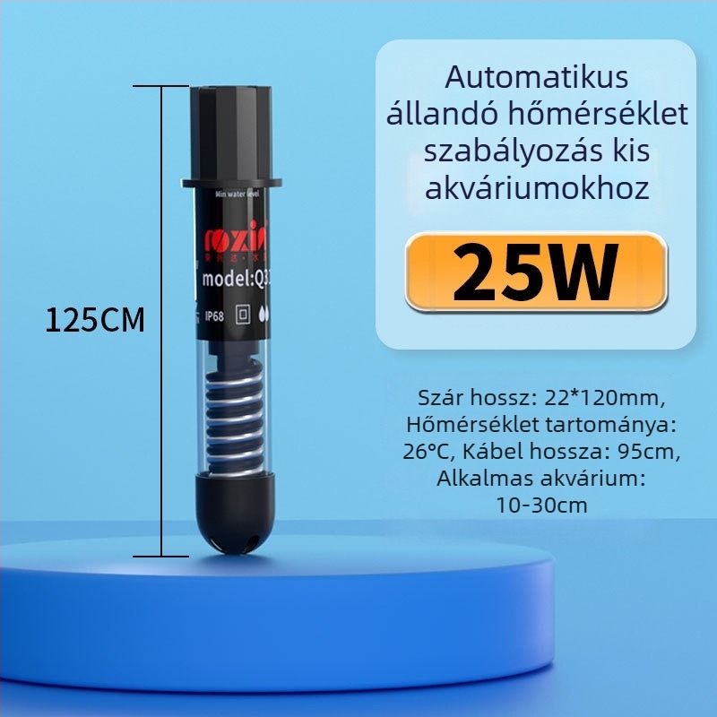 Rongxing üvegből készült akváriumi fűtőpálca 25–75W
