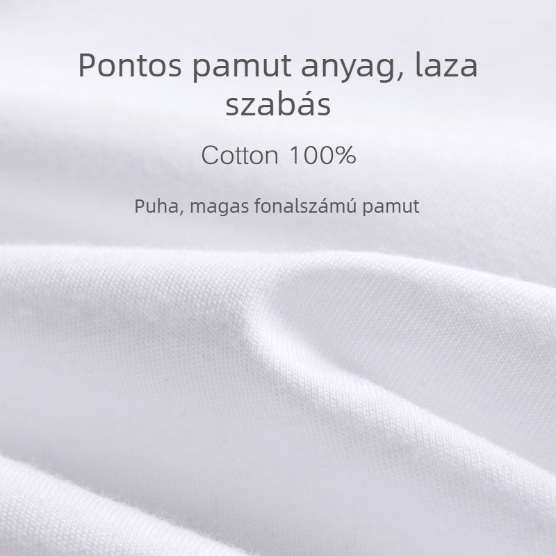 Széles vállú ujjatlan mellény 100% pamutból, laza szabás, kerek nyakú (crewneck), közepes vastagságú anyag (161–180 g/m2) nyárra