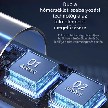 Rozsdamentes acél akváriumi fűtőelem automatikus hőmérséklet-szabályozással, robbanásbiztos kivitel és energiatakarékos