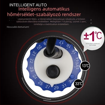 Akváriumfűtőszál kvarccsővel, JRB sorozat, márka Jialu, teljesítmény 50–500 W