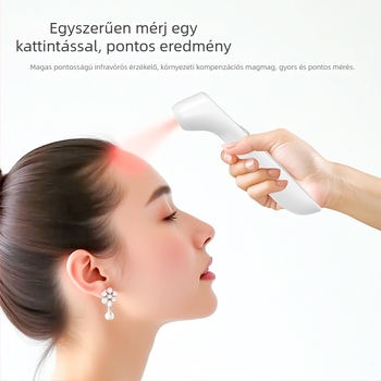 Nem érintkező, kézi infravörös homlokhőmérő – 1s gyors mérés, ideális gyerekeknek és az egész családnak
