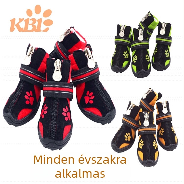 KBL Kutyacipő – csúszásmentes, kopásálló; anyagok: Oxford szövet, frosted anyag; kutyáknak