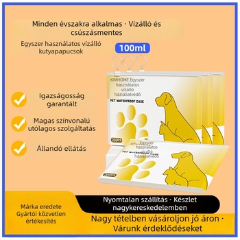 Egyszer használatos vízálló mancsvédők kutyáknak