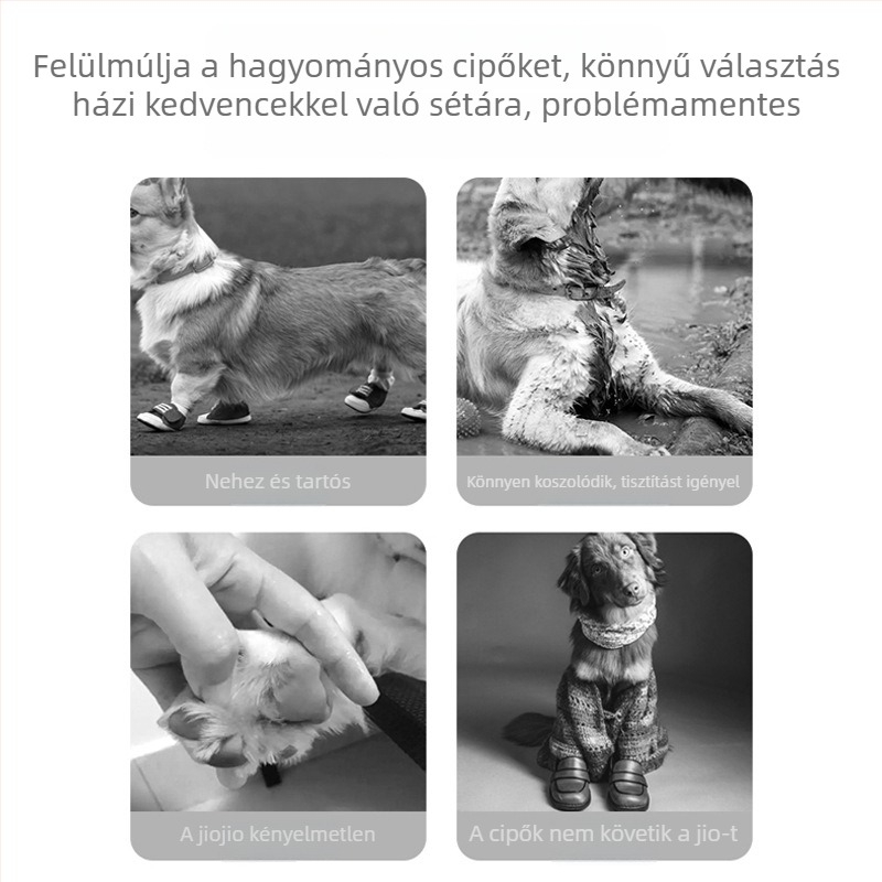 Egyszer használatos vízálló mancsvédők kutyáknak
