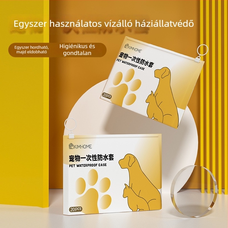 Egyszer használatos vízálló mancsvédők kutyáknak