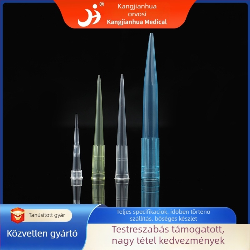 Dobozos szűrőcsúcs szívófej folyadék átviteli célra, Kang Jian Hua, 10 µL–10 mL, Modell 22, Laboratóriumi használat
