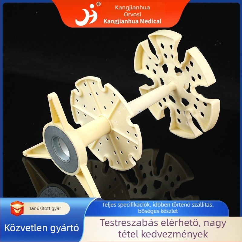 Kang Jian Hua Kör alakú folyadékátviteli állvány fokozatos pipetta tartókkal, 6 darab, összeszerelhető, forgó