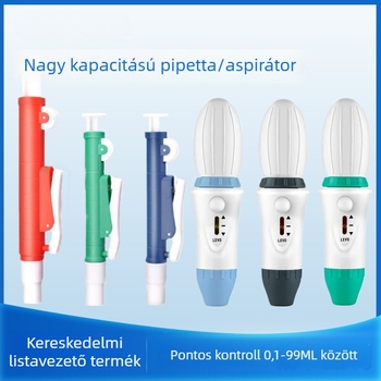 Állítható mikropipetta 0,1–100 ml, pontosság 0,1 ml, modell 0,1–100 ml, laboratóriumi használat