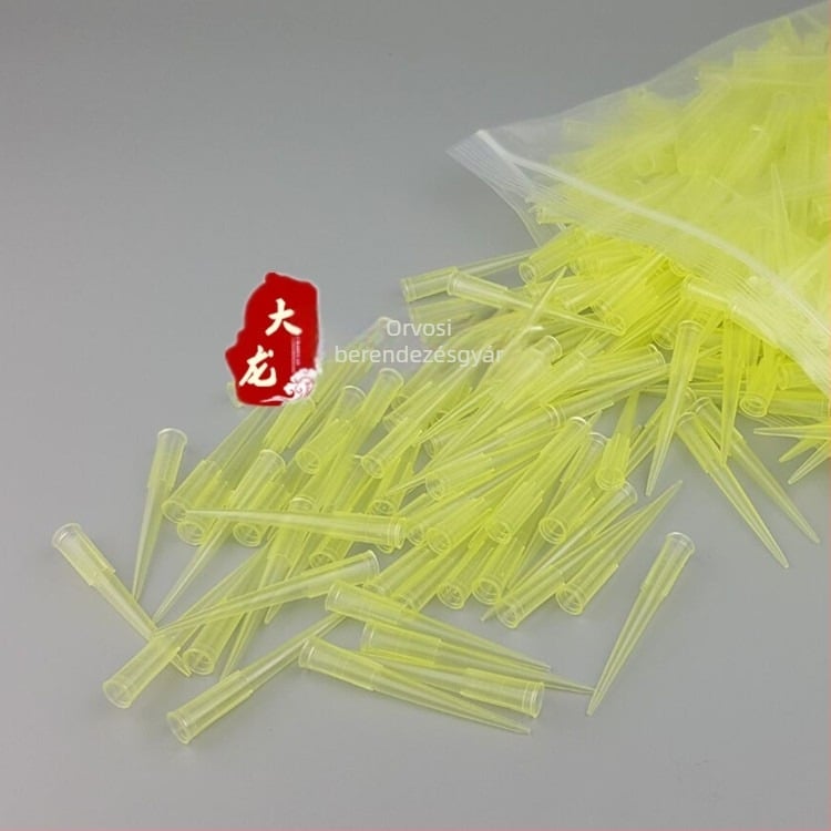 Pipettahegyek 200 μL | PP anyag | 1000 db/csomag | Domestic Consumables