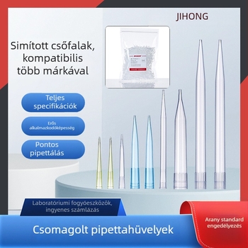 Egyszer használható pipettahegyek, zacskóban csomagolva, univerzális, Modell 10μL-10mL, 130101006, BKAMAMLAB Premium minőség