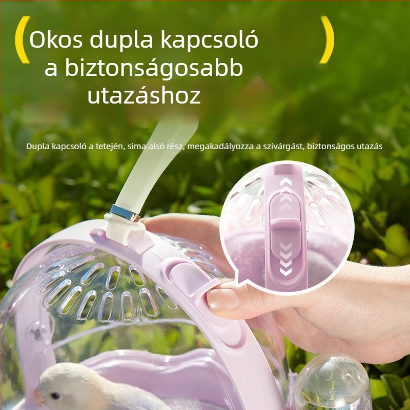 Kültéri papagájketrec légáteresztő anyagból, nagy belső térrel – hordozható madárketrec Yee márka, Shandong eredetű