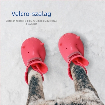 Háziállatok számára szilikonból készült cipő - csúszásmentes, vízálló, kopásálló, dekoratív, kényelmes stílus
