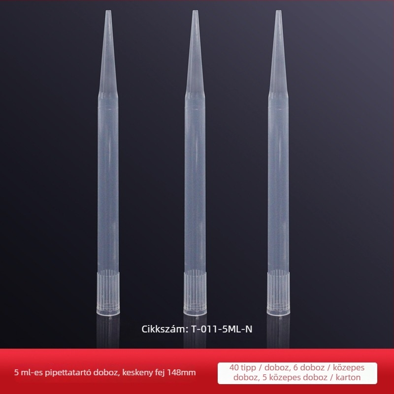 Pipettahegyek LABSELECT T-011-5ML-N/W, dobozos csomagolásban; Gyártó Nantong Yuncheng Experimental Equipment Co., Ltd.; Márka Selection; Modell T-011-5ML-N/W