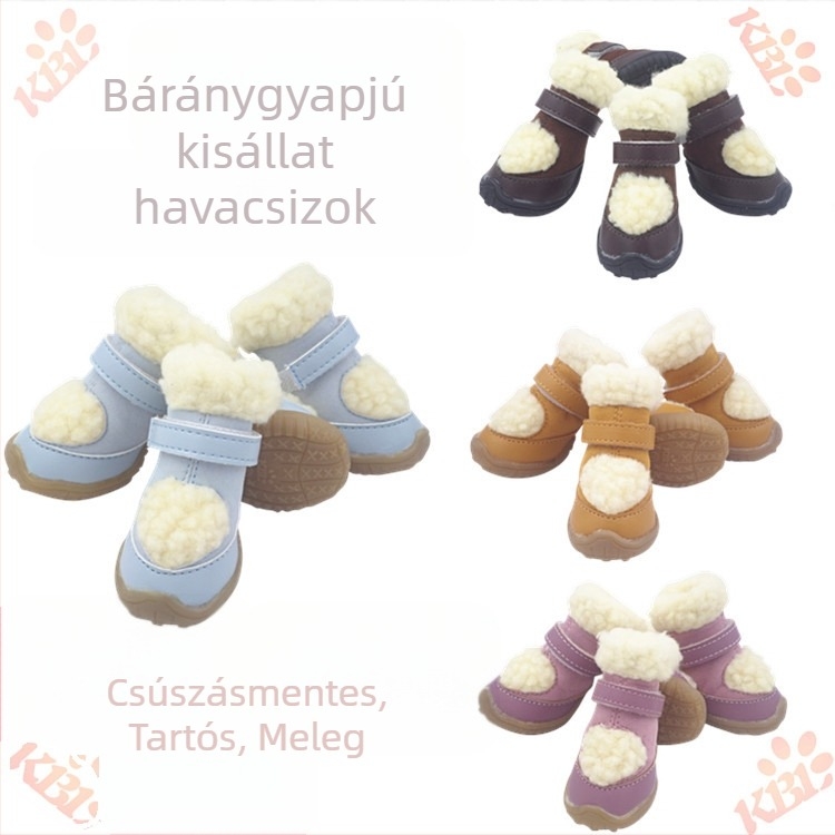 KBL PU kutyacipő – csúszásmentes, meleg, kopásálló, szabadidős stílus