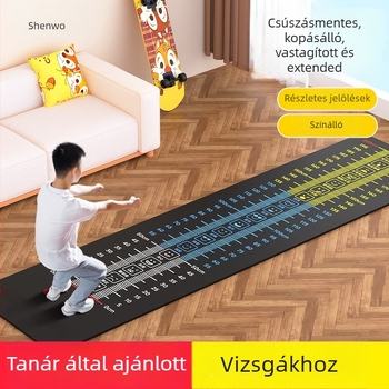 Álló hosszú ugrás tesztmatrac — csúszásmentes, otthoni használatra, gyerekeknek, sportpad, jó minőségű anyagból