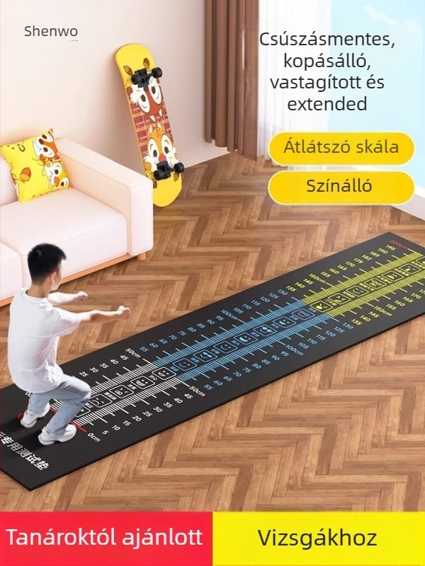 Álló hosszú ugrás tesztmatrac — csúszásmentes, otthoni használatra, gyerekeknek, sportpad, jó minőségű anyagból