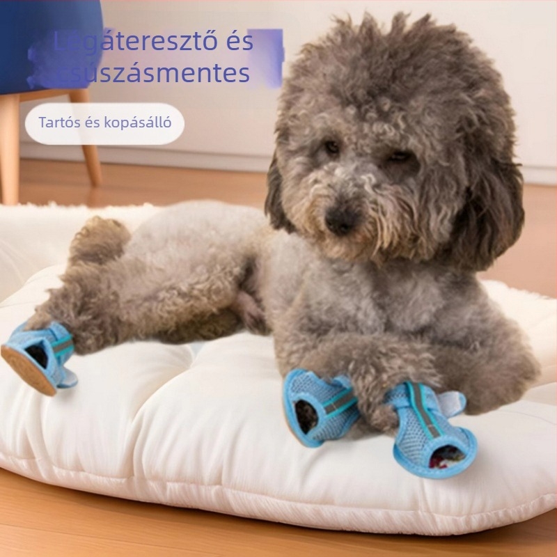 Kutyacipők, textil anyag, lélegző háló, kopásálló, hétköznapi stílus, univerzális használat