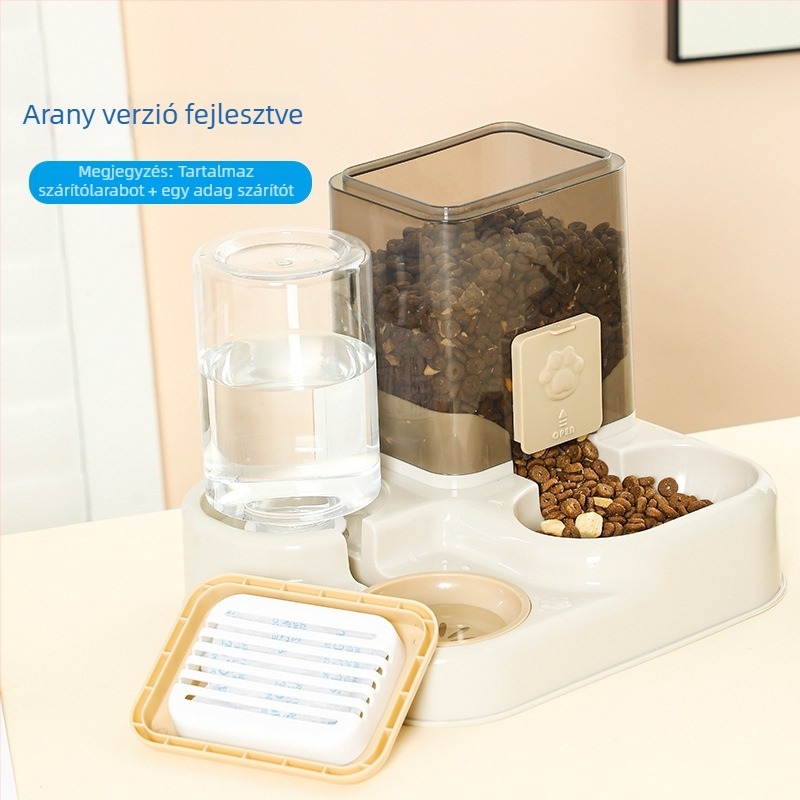 2-in-1 automata etető és vízadagoló macskáknak és kutyáknak, modell 985, termékkód F99M968JSJSJTM, alkalmazás nélkül