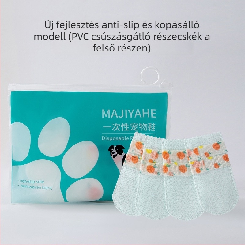 Egyszer használatos kutya lábvédők — csúszásmentes, kopásálló, vízálló, nem szövött anyagból