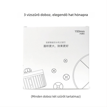 Háziállatok számára vízadagoló szűrőelem – aktív szén, modell YPD-C002, 2 db szűrőelem, kutyáknak és macskáknak, 100 g/doboz, 1 év garancia