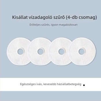 YXPET állateledel vízadagoló szűrő, aktív szén szűrő, modell YPD-C005, 4 darabos csomag, kutyák és macskák számára