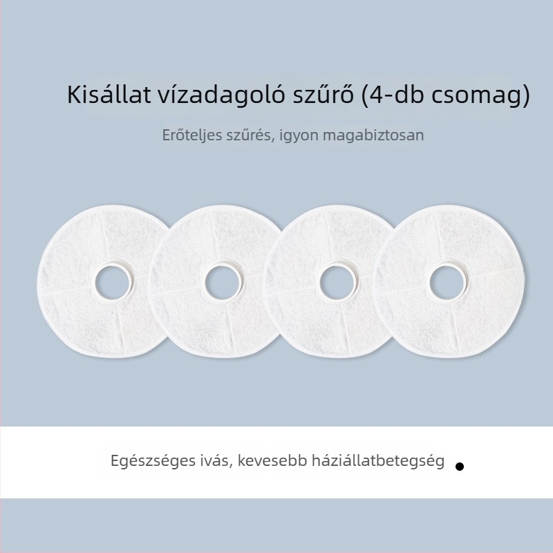 YXPET állateledel vízadagoló szűrő, aktív szén szűrő, modell YPD-C005, 4 darabos csomag, kutyák és macskák számára