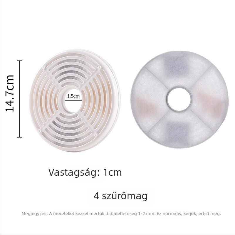 YXPET állateledel vízadagoló szűrő, aktív szén szűrő, modell YPD-C005, 4 darabos csomag, kutyák és macskák számára