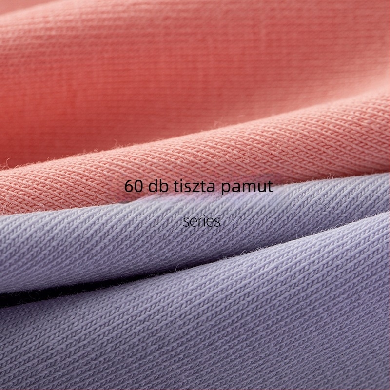 Női pamut alsónemű középmagas, légáteresztő, 100% pamutból, belső pamut a szeméremajkán, egyszínű, egyszerű szövés, fiziológiai funkció