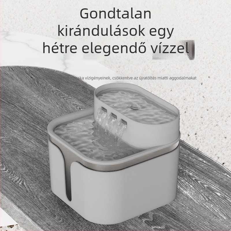 Macska vízforrás automata szűrésével és köröző vízzel, műanyagból, Dog overlord márka, Zhejiang eredet, 36 darab egy dobozban