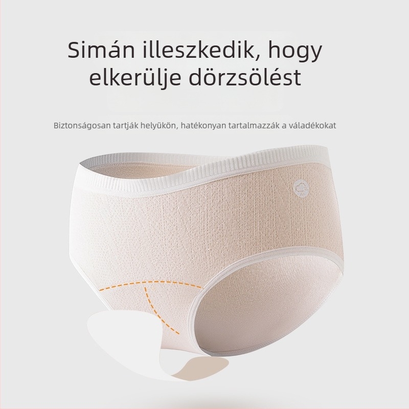 Bonas női pamut antibakteriális varrás nélküli bugyi, hosszított ágyékkal, orvosi minőségű pamut, A osztály