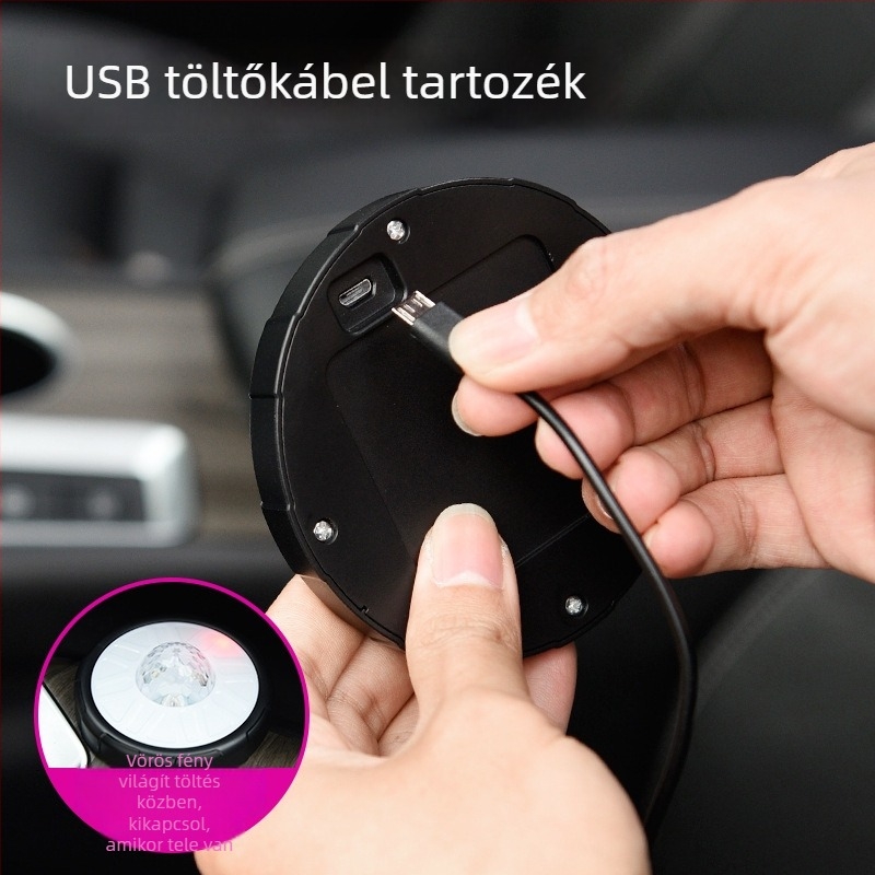 Autó LED tetőfény Y-038, 4W, DC5.0V, 400mA, 8760h élettartam, lágy fényű LED világítás, univerzális kompatibilitás