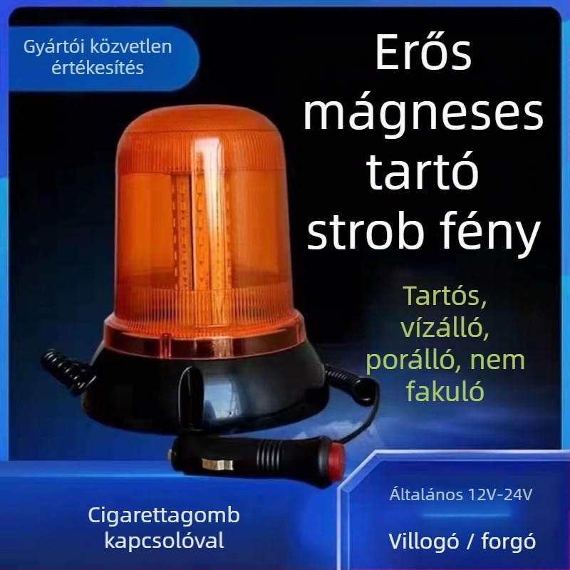 HY-08 LED tető világítás autókhoz, 12-24V, 20W, 0.5A, ABS ház