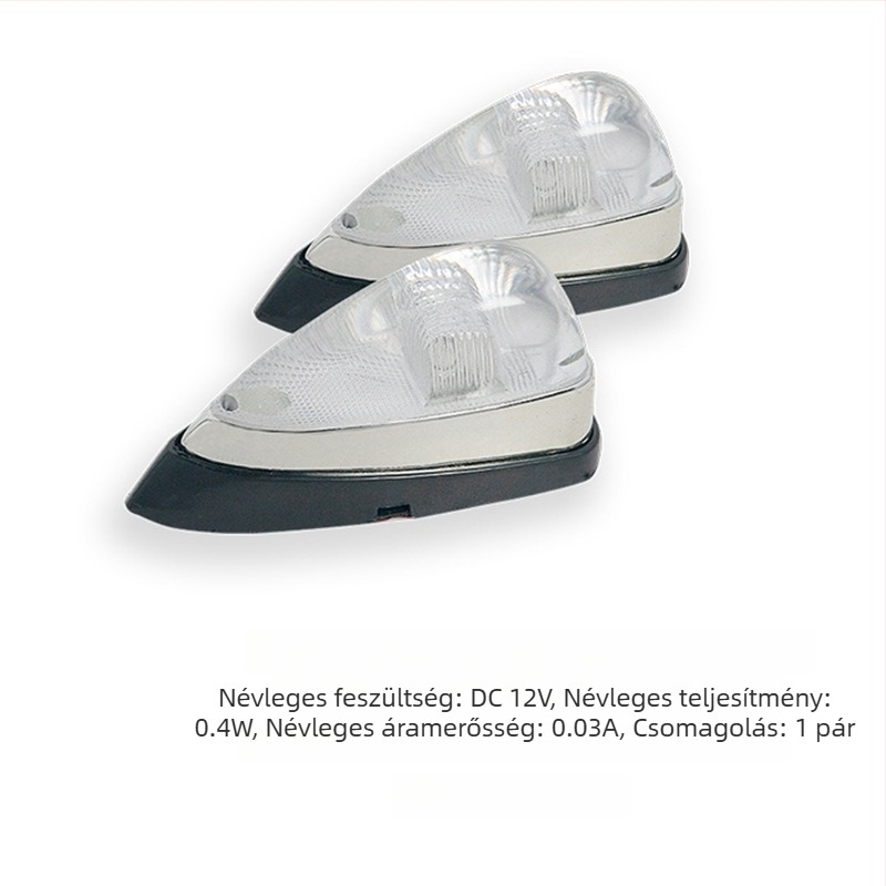 AC-198 Autó tető LED lámpa, ABS, 12V, 0,4W