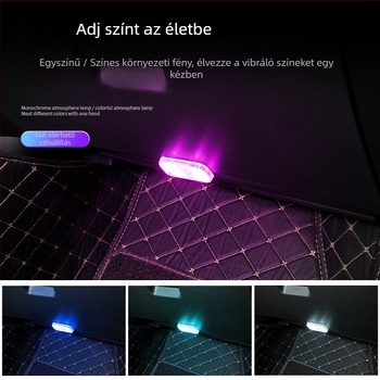 Tető LED mini világítás, újratölthető, vezeték nélküli, érintéses környezeti világítás tároló dobozzal, 6W, 5V, 0.2A