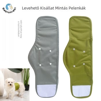 Kis méretű kutyák számára edző nadrágok, légáteresztőek és szivárgásmentesek, csattal ellátott cserélhető pelenkák, fiziológiai nadrágok (Anyag: Poliészter; Termékkategória: Menstruációs nadrágok; Stílus: Szabadidő; Márka: Bablonrabi)