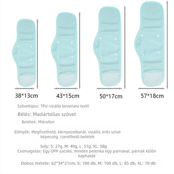 Kis méretű kutyák számára edző nadrágok, légáteresztőek és szivárgásmentesek, csattal ellátott cserélhető pelenkák, fiziológiai nadrágok (Anyag: Poliészter; Termékkategória: Menstruációs nadrágok; Stílus: Szabadidő; Márka: Bablonrabi)