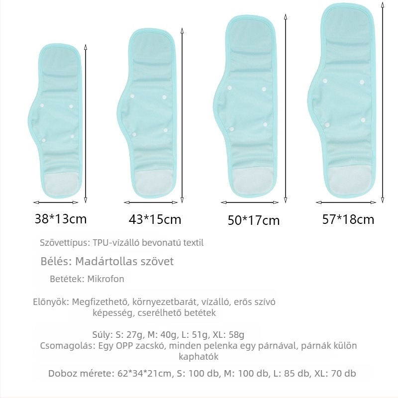 Kis méretű kutyák számára edző nadrágok, légáteresztőek és szivárgásmentesek, csattal ellátott cserélhető pelenkák, fiziológiai nadrágok (Anyag: Poliészter; Termékkategória: Menstruációs nadrágok; Stílus: Szabadidő; Márka: Bablonrabi)