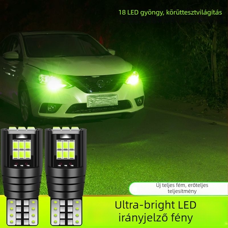 LED autó rendszámtábla világítás - 18-SMD, T10/W5W alap, univerzális kompatibilitás, modell T10171
