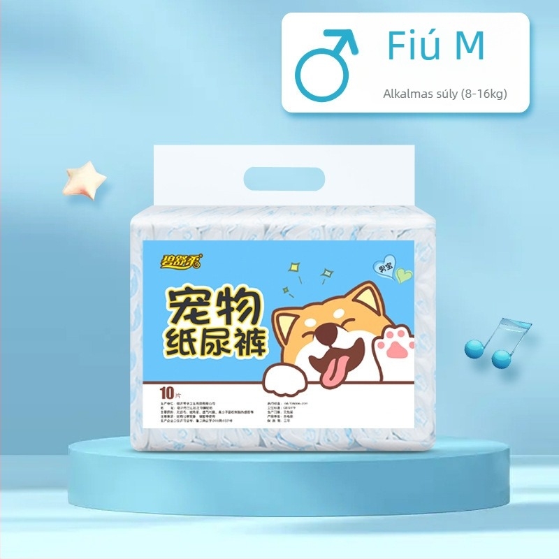 Kutyapelenkák | Nem szövött anyag + PE fólia | Rajzfilmszerű stílus | Márka KIMHOME | 10 db