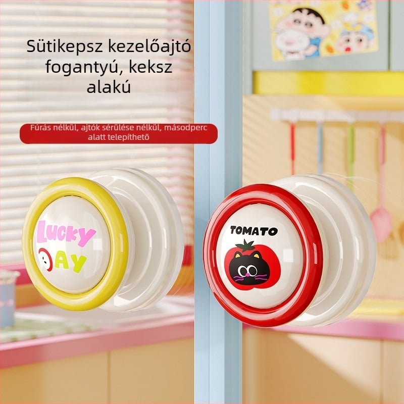 Cookie vákuumos ajtófogó üveghez - tolás-húzás, ABS, injekciós öntés, háztartási