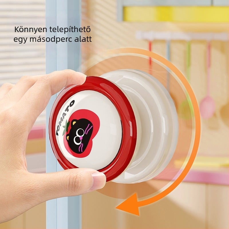 Cookie vákuumos ajtófogó üveghez - tolás-húzás, ABS, injekciós öntés, háztartási