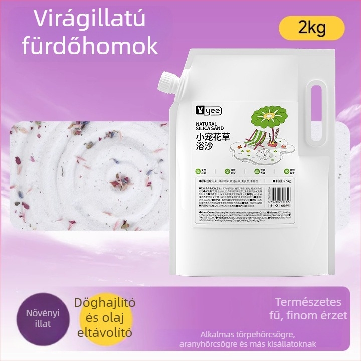 Hörcsög fürdőhomok — dezodoráló hatás, 20 darabos csomag, Shandong eredetű, hörcsögöknek