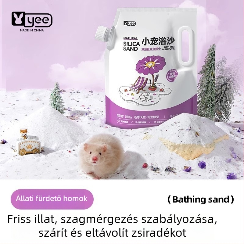 Hörcsög fürdőhomok — dezodoráló hatás, 20 darabos csomag, Shandong eredetű, hörcsögöknek