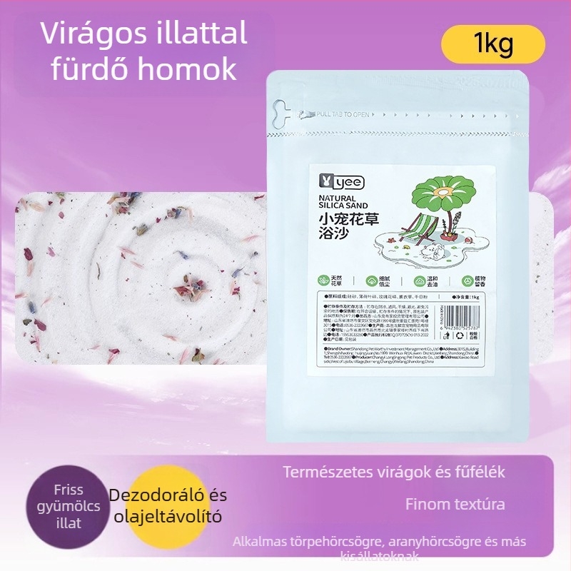 Hörcsög fürdőhomok — dezodoráló hatás, 20 darabos csomag, Shandong eredetű, hörcsögöknek