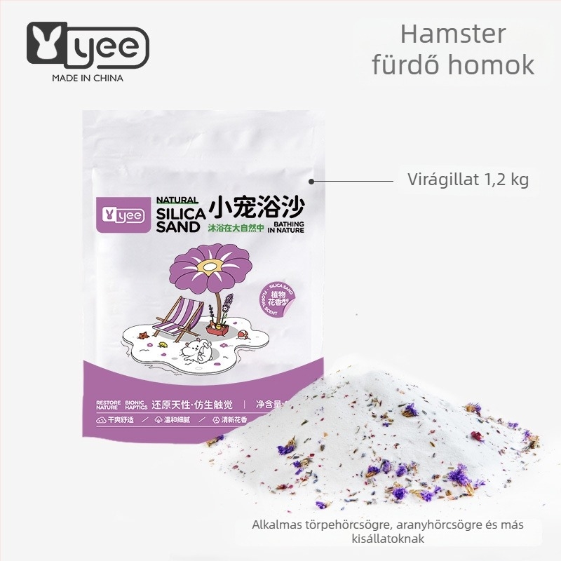 Hörcsög fürdőhomok — dezodoráló hatás, 20 darabos csomag, Shandong eredetű, hörcsögöknek